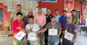 लुम्बिनी प्रदेश स्तरीय आर्चरी प्रतियोगिताको उपाधि सैनामैनालाई