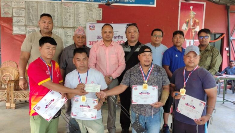 लुम्बिनी प्रदेश स्तरीय आर्चरी प्रतियोगिताको उपाधि सैनामैनालाई