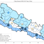 आज पनि केही ठाउँमा चट्याङसहित वर्षा, तराईमा हावाहुरीको सम्भावना