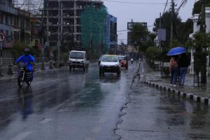 काठमाडौं उपत्यकामा दिउँसैदेखि वर्षा
