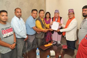 गौतमबुद्ध विमानस्थलबाट अन्तर्राष्ट्रिय उडानको माग गर्दै राप्रपालाई ज्ञापनपत्र