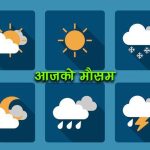 आजको मौसम: आज देशैभरी भारी वर्षा हुने